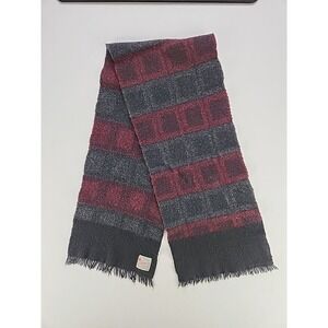 Glengarry Scarf By Currie Cashmere Finish Hand Loomed 70% Wool 46" Squares